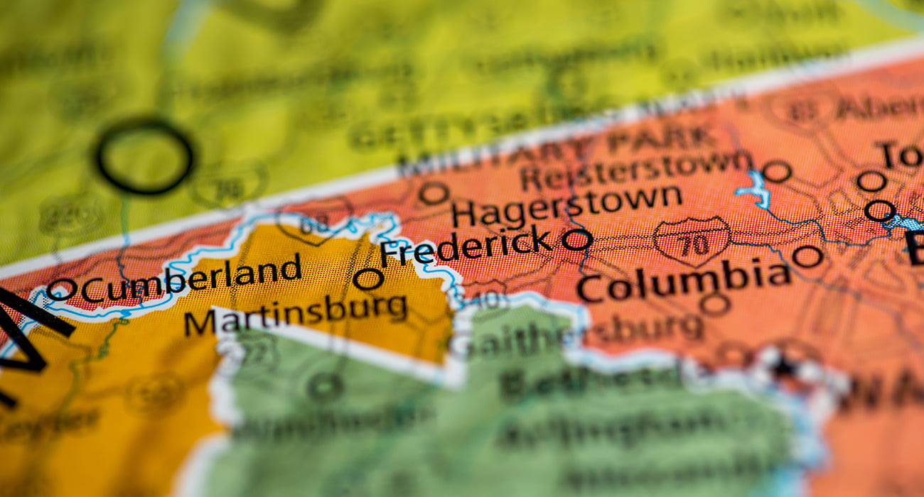 frederick-region-map